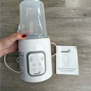 Grownsy Bottle Warmer in White and Gray